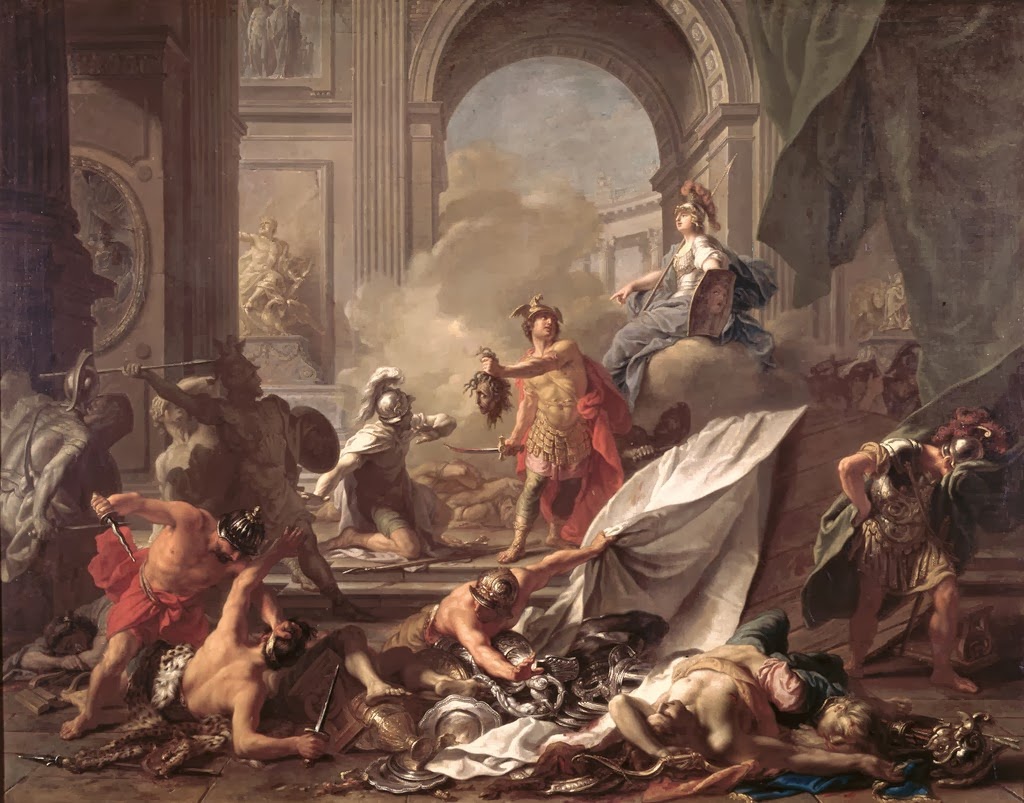 jean-marc_nattier_-_perseus2c_under_the_protection_of_minerva2c_turns_phineus_to_stone_by_brandishing_the_head_of_medusa